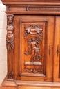 Renaissance style Secretay desk/cabinet in Walnut, France 19th century