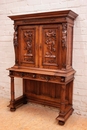 Renaissance style Secretay desk/cabinet in Walnut, France 19th century