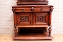 Renaissance style Server in Walnut, France 19th century
