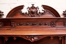 Renaissance style Server in Walnut, France 19th century