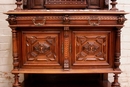 Renaissance style Server in Walnut, France 19th century