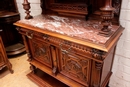 Renaissance style Server in Walnut, France 19th century