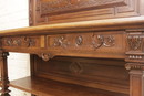 Renaissance style Server in Walnut, France 19th century
