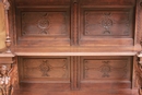 Renaissance style Server in Walnut, France 19th century