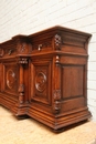 Renaissance style Side board in Oak, France 19th century