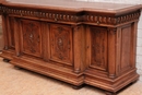 Renaissance style Sideboard in Walnut, France 19th century