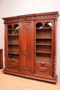 Renaissance style Bookcase in Walnut, France 19th century