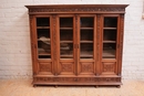 Renaissance style Bookcase in Walnut, France 19th century