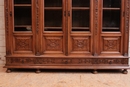 Renaissance style Bookcase in Walnut, France 19th century