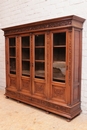 Renaissance style Bookcase in Walnut, France 19th century