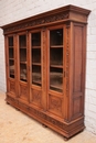 Renaissance style Bookcase in Walnut, France 19th century