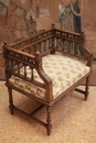 Renaissance style Chair in Walnut, France 19th century