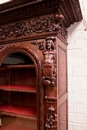 Renaissance style Bookcase in Oak, France 19th century