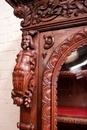 Renaissance style Bookcase in Oak, France 19th century