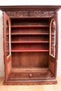 Renaissance style Bookcase in Oak, France 19th century