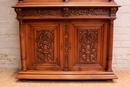 Renaissance style Bookcase in Walnut, France 19th century