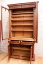 Renaissance style Bookcase in Walnut, France 19th century