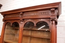 Renaissance style Bookcase in Walnut, France 19th century