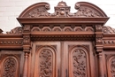 Renaissance style Cabinet and server in Walnut, France 19th century