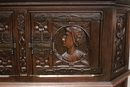 Renaissance style Cabinet in Oak, France 19th century