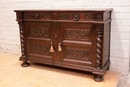 Renaissance style Cabinet in Oak, Belgium 1900