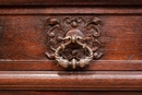 Renaissance style Cabinet in Oak, Belgium 1900