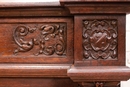 Renaissance style Cabinet in Oak, Belgium 1900