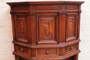 Renaissance style Cabinet in Walnut, France 19th century