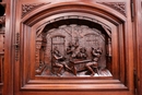 Renaissance style Cabinet in Walnut, France 19th century