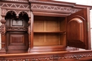 Renaissance style Cabinet in Walnut, France 19th century