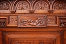 Renaissance style Cabinet in Walnut, France 19th century