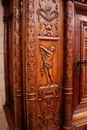 Renaissance style Cabinet in Walnut, France 19th century