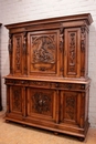 Renaissance style Cabinet in Walnut, France 19th century