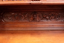 Renaissance style Cabinet in Oak, Belgium 19th century