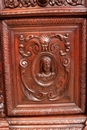 Renaissance style Cabinet/bookcase in Oak, France 19th century