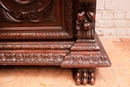 Renaissance style Cabinet/bookcase in Oak, France 19th century