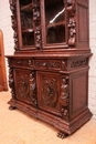 Renaissance style Cabinet/bookcase in Oak, France 19th century