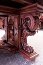 Renaissance style Table in Walnut, France 19th century