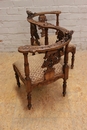 Renaissance style Confidant in Walnut, italie 19th century