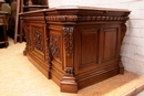 Renaissance style Desk in Oak, France 19th century