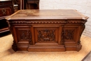 Renaissance style Desk in Oak, France 19th century