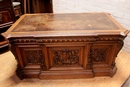 Renaissance style Desk in Oak, France 19th century