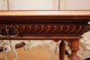 Renaissance style Desk table in Walnut, France 19th century