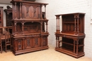 Renaissance style Dinning set in Walnut, France 19th century