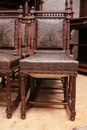 Renaissance style Dinning set in Walnut, France 19th century