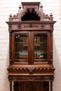 Renaissance style Display cabinet in Walnut, France 19th century