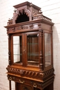 Renaissance style Display cabinet in Walnut, France 19th century