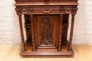 Renaissance style Display cabinet in Walnut, France 19th century