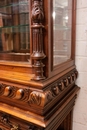 Renaissance style Display cabinet in Walnut, France 19th century