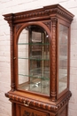 Renaissance style Display cabinet in Walnut, France 19th century